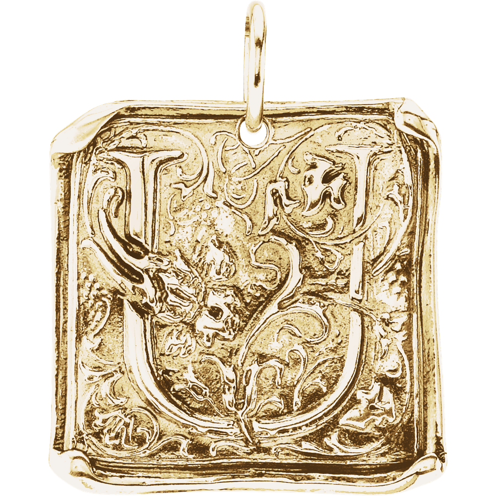 Wax Seal Initial Pendant