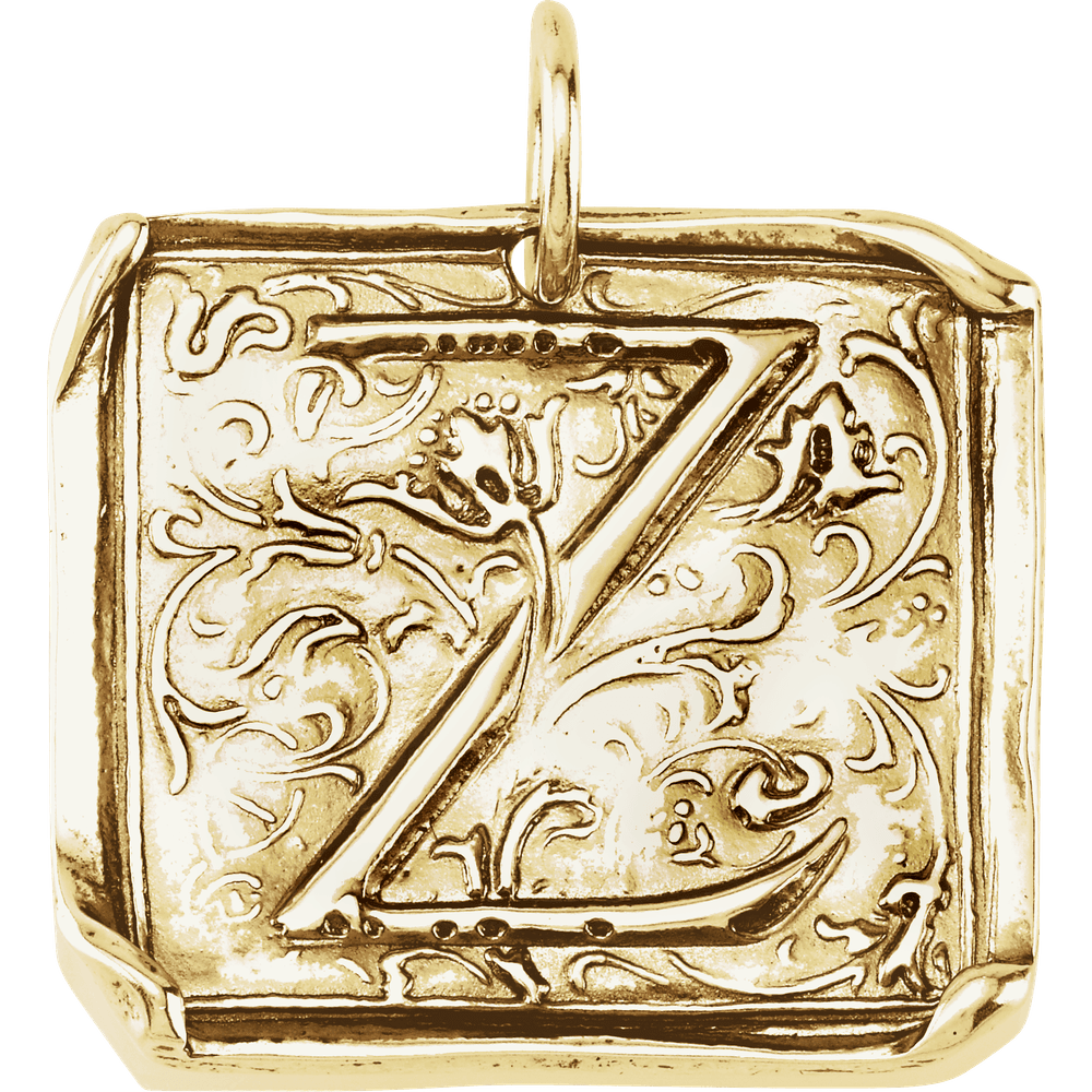 Wax Seal Initial Pendant
