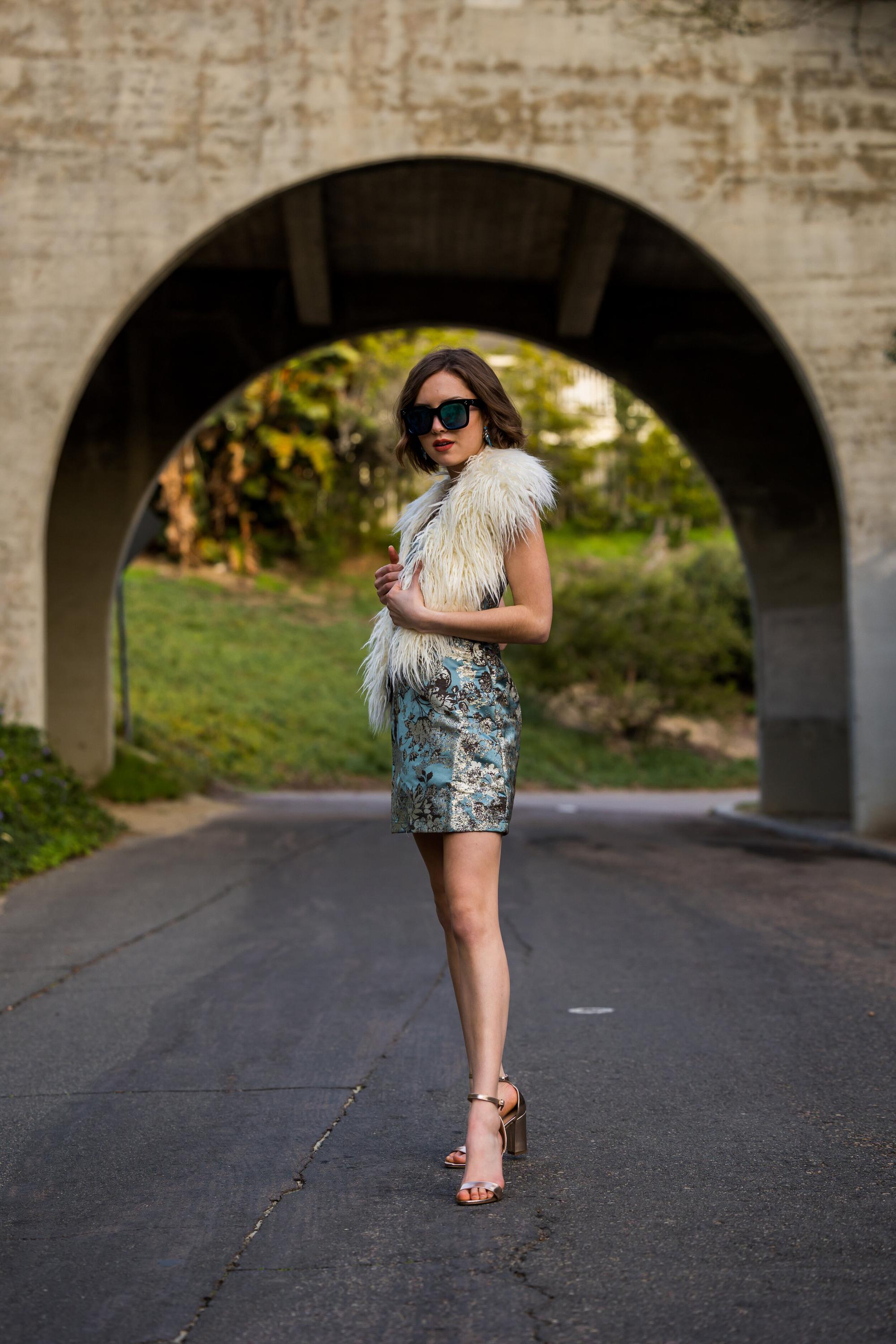 Penny Blanc Faux Fur Collar