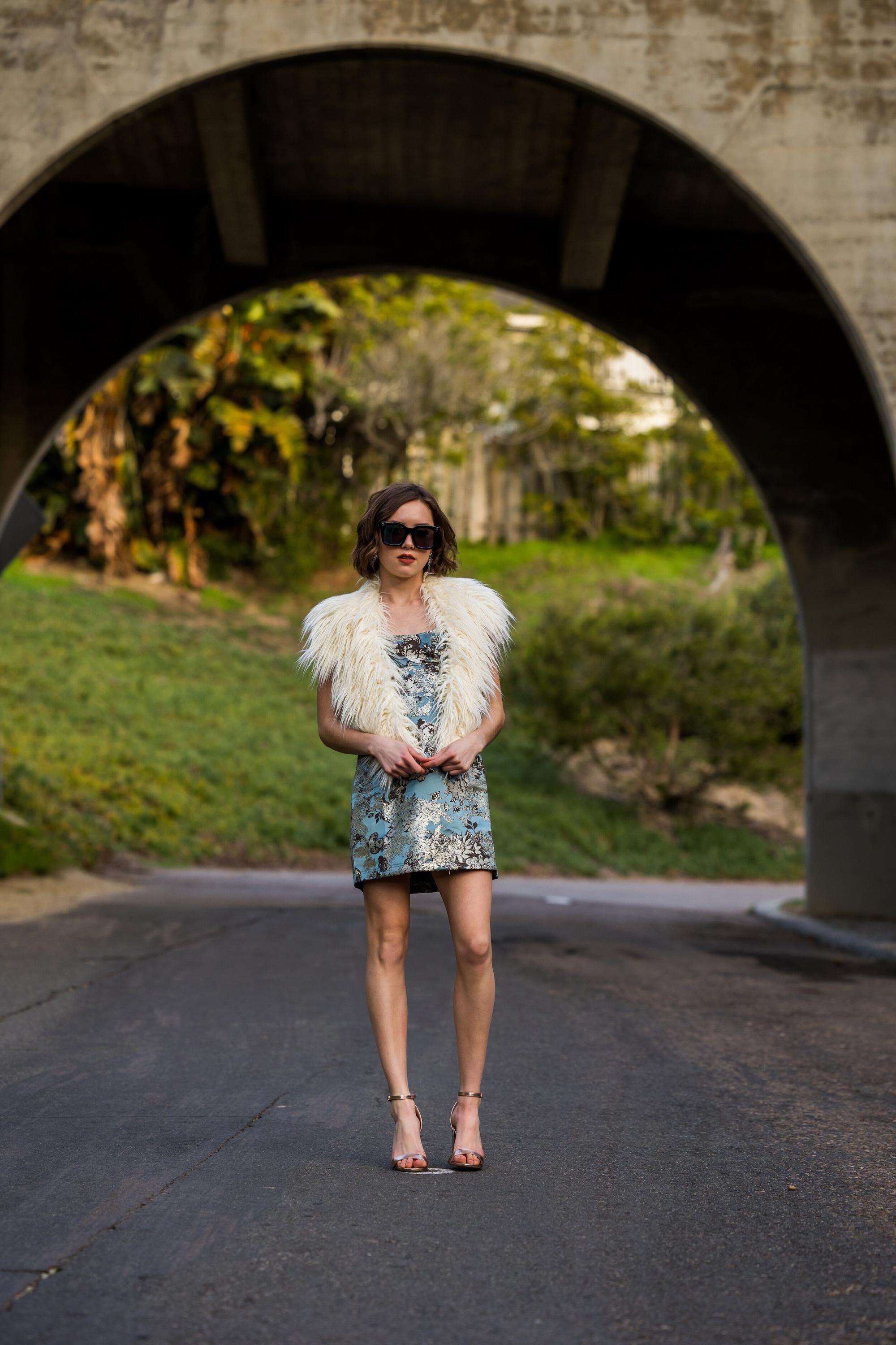 Penny Blanc Faux Fur Collar