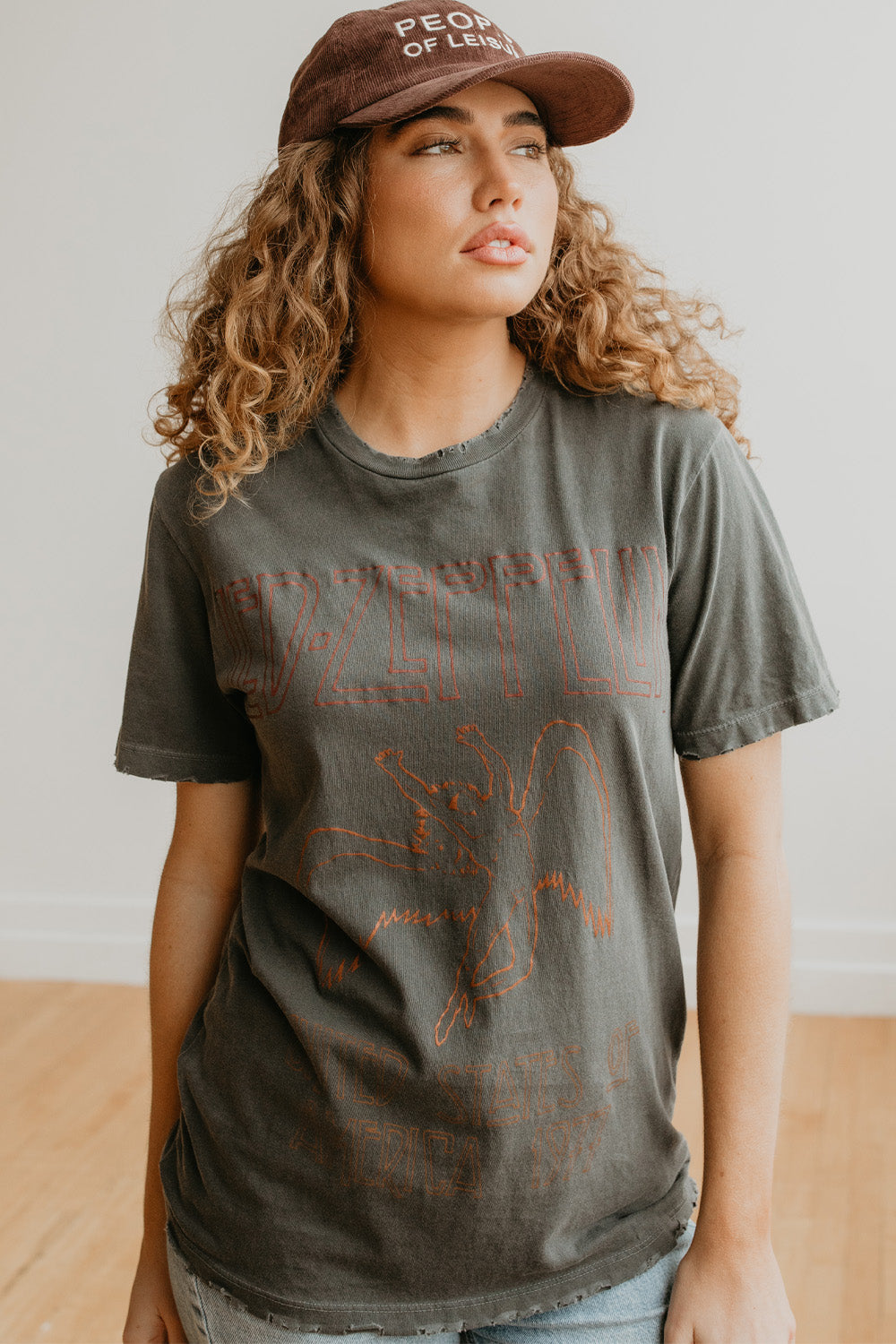 Led Zeppelin Sunkissed Boyfriend Tee by People of Leisure