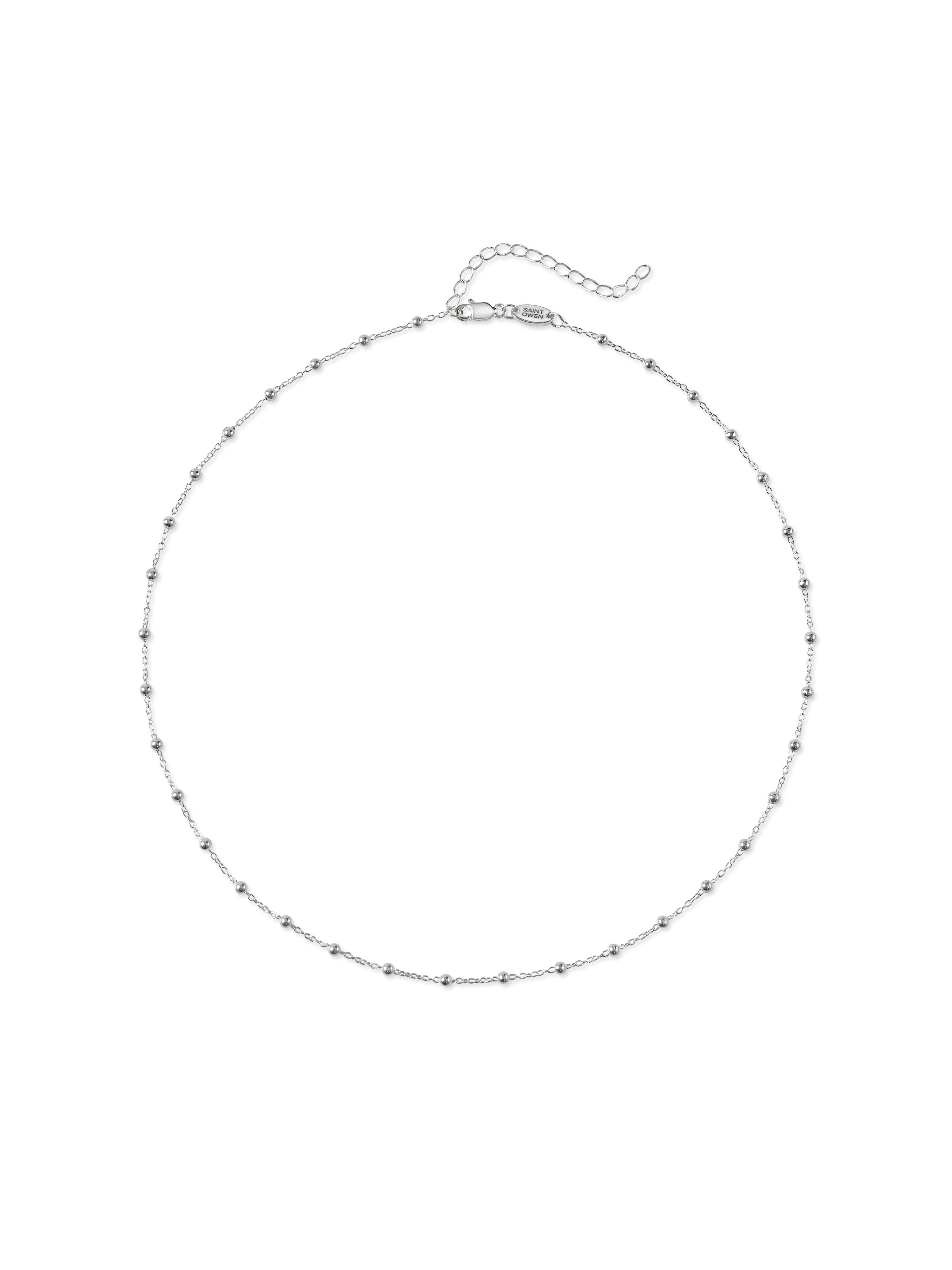 Moon Necklace - Silver