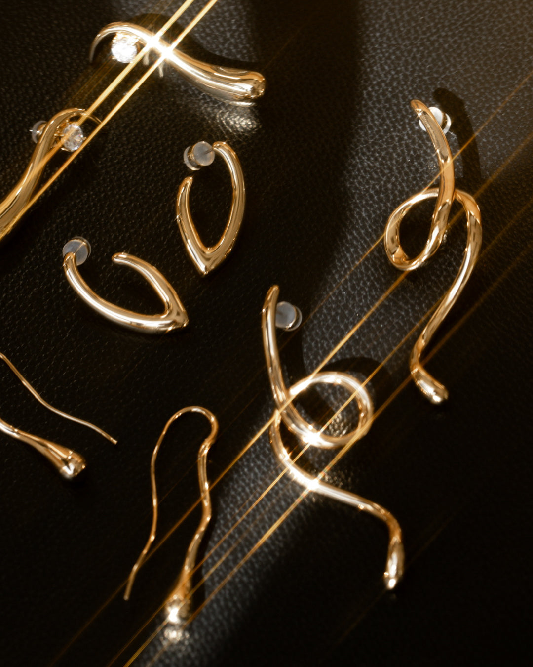 Chain Sculpt Link Earrings