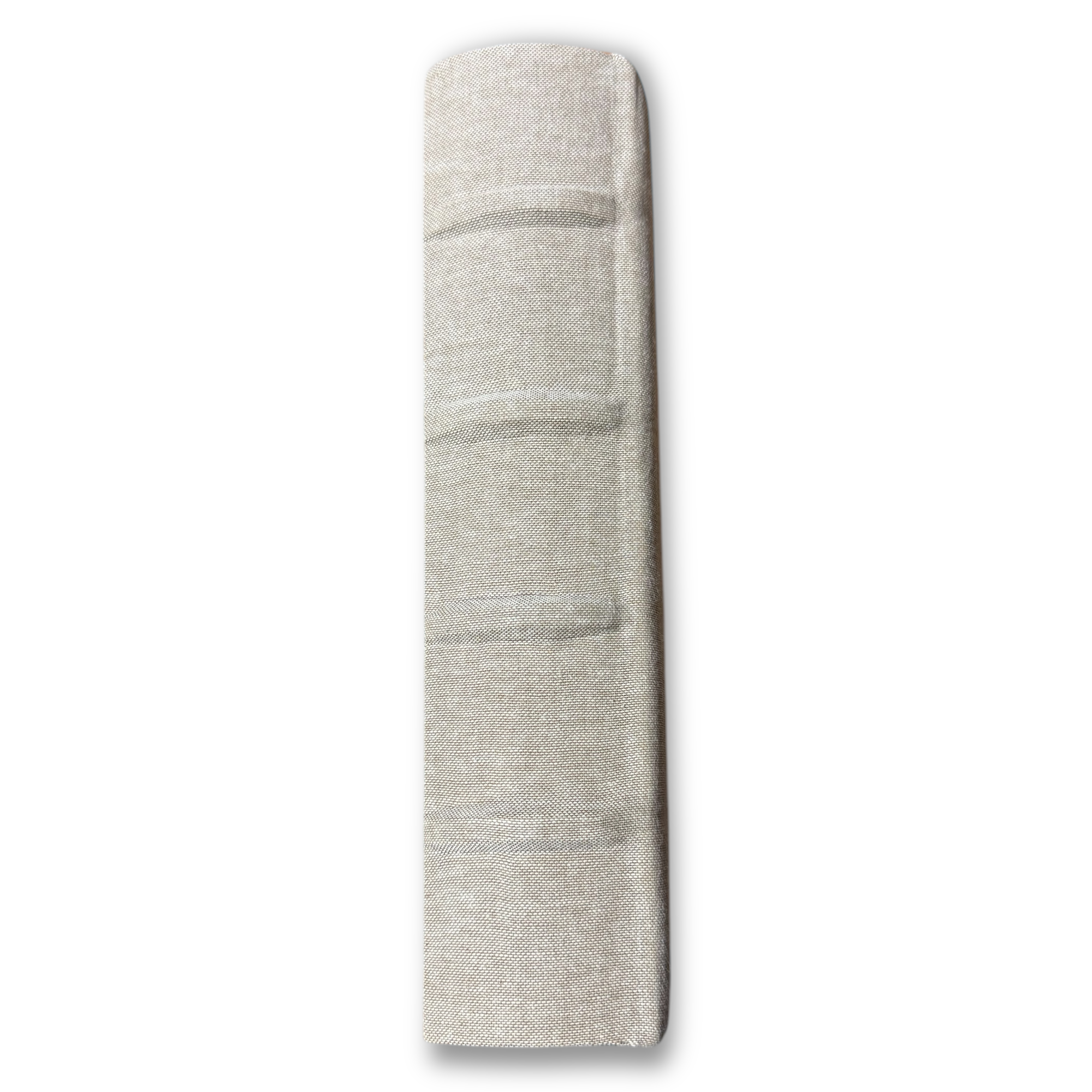 Beige Linen Hideaway Storage Book Box