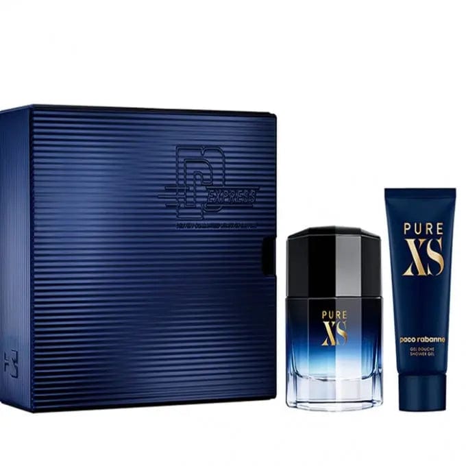 Pure XS By Paco Rabanne (2pc Gift Set) For Men 3.4 oz EDT Spray + Shower Gel