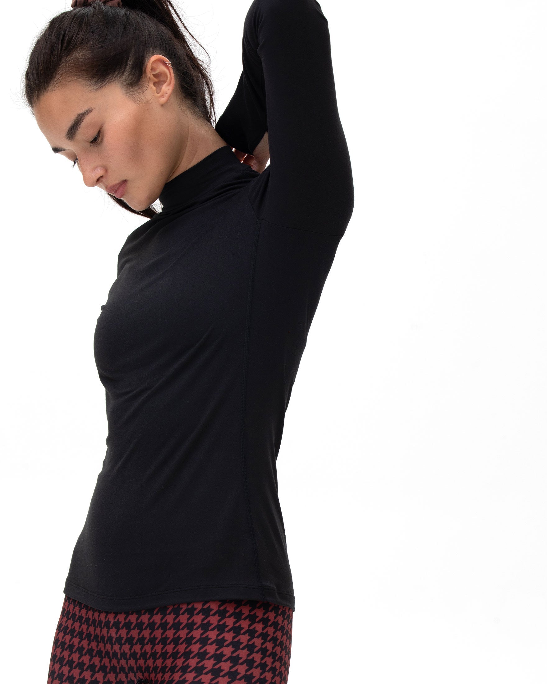 Cozy Mock Neck Long Sleeve-2