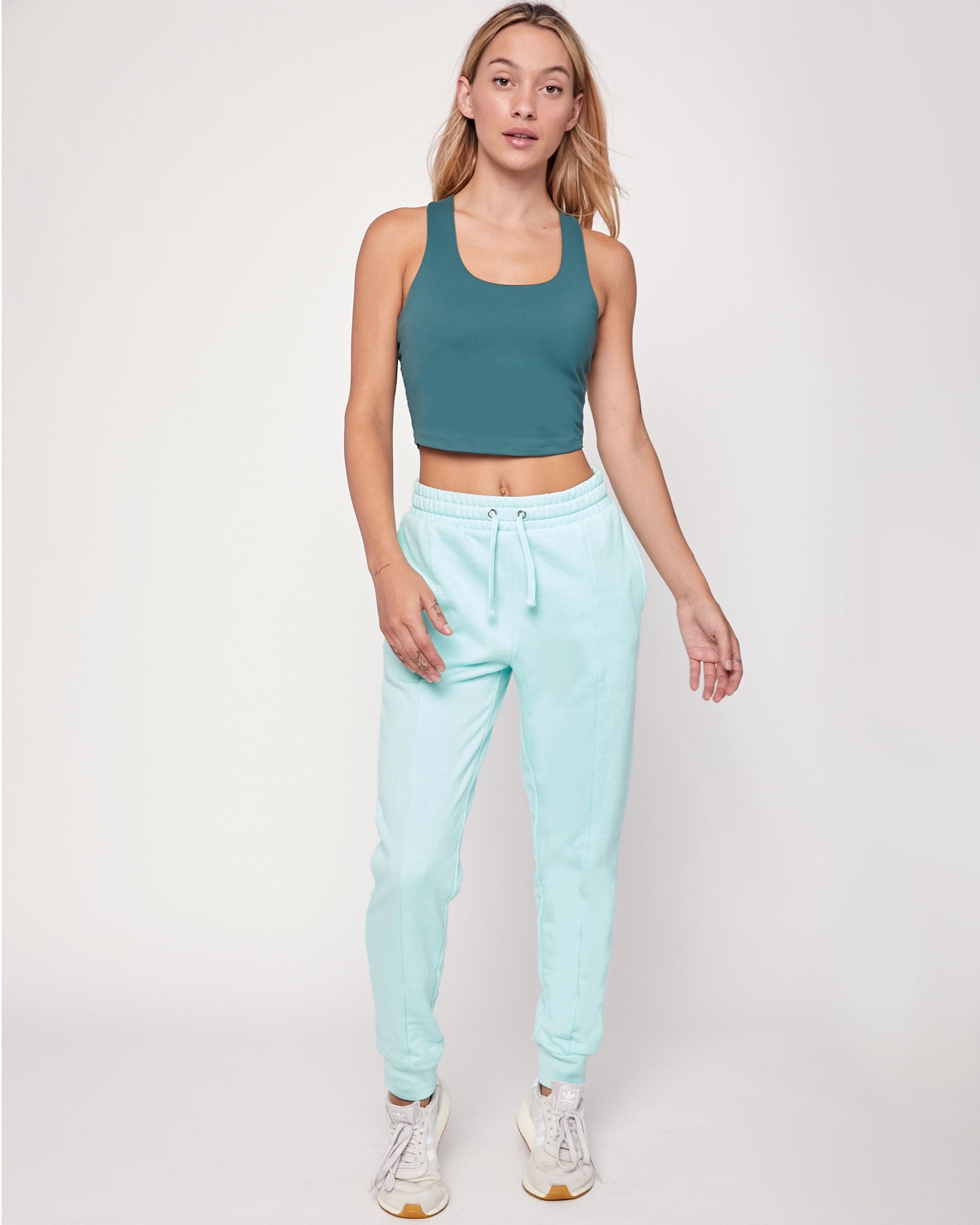 Rebody Pintuck French Terry Sweatpants-2