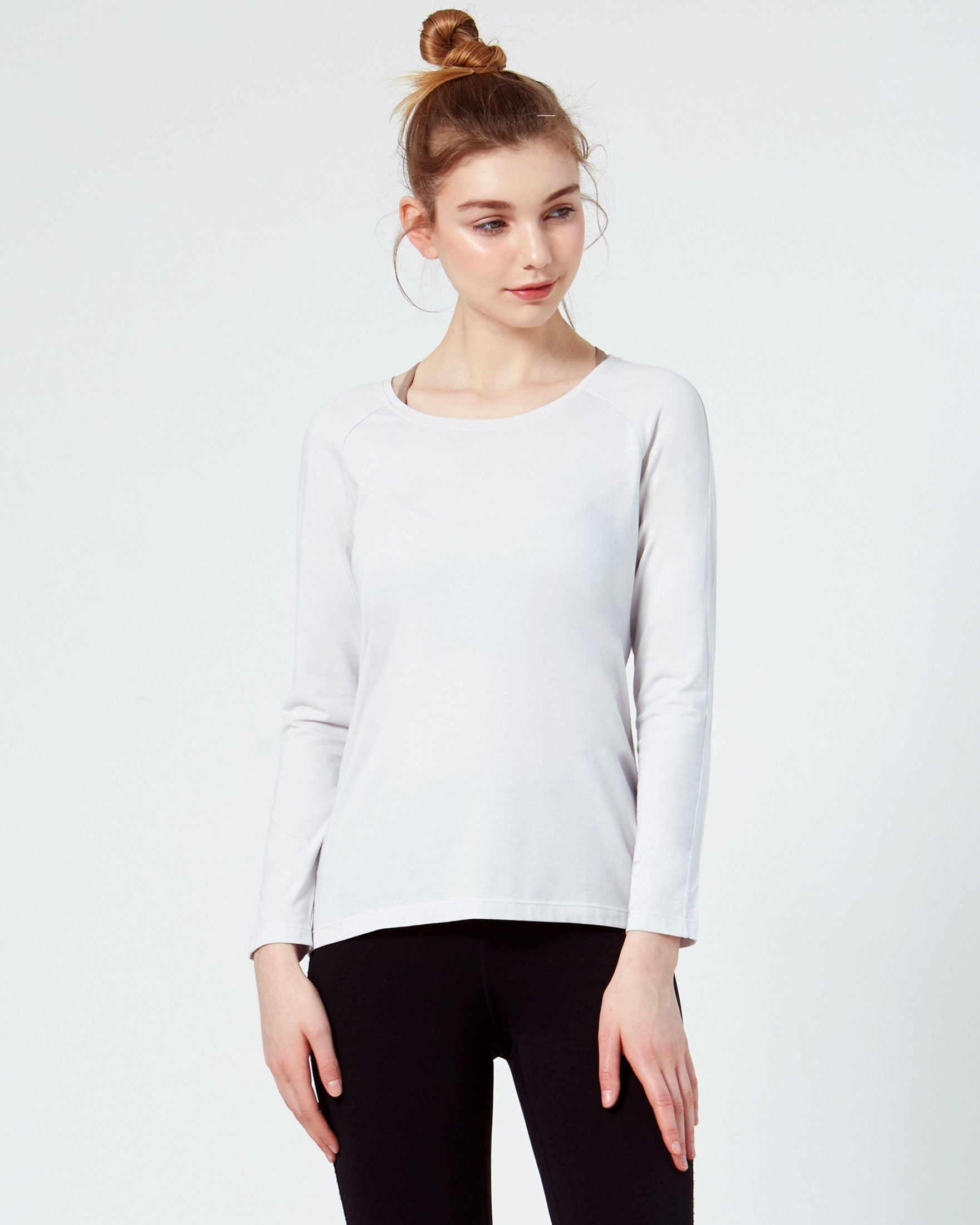 Rebody Essentials Scooped Long Sleeve Top-7