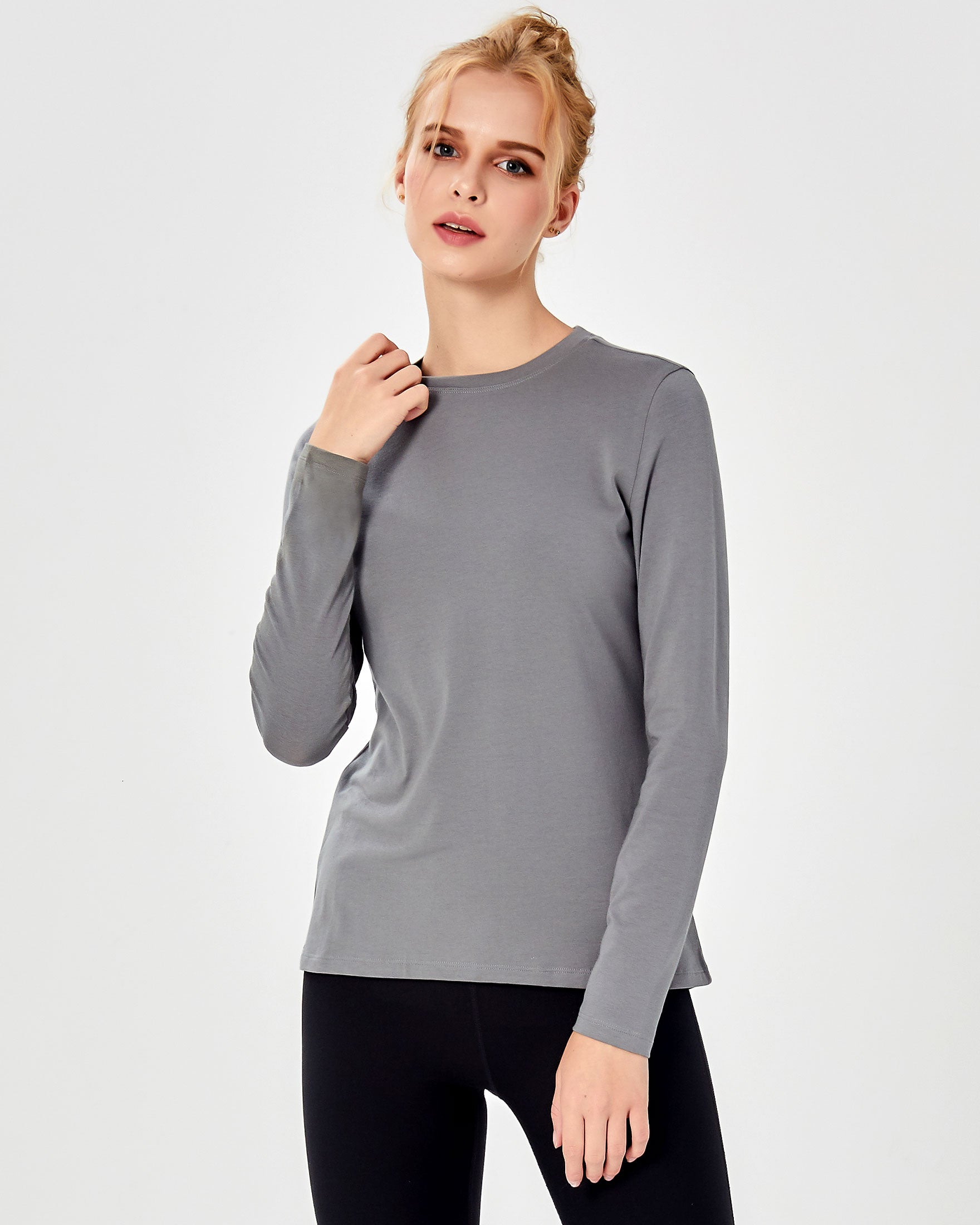 Pima Going Long Sleeve Top-3