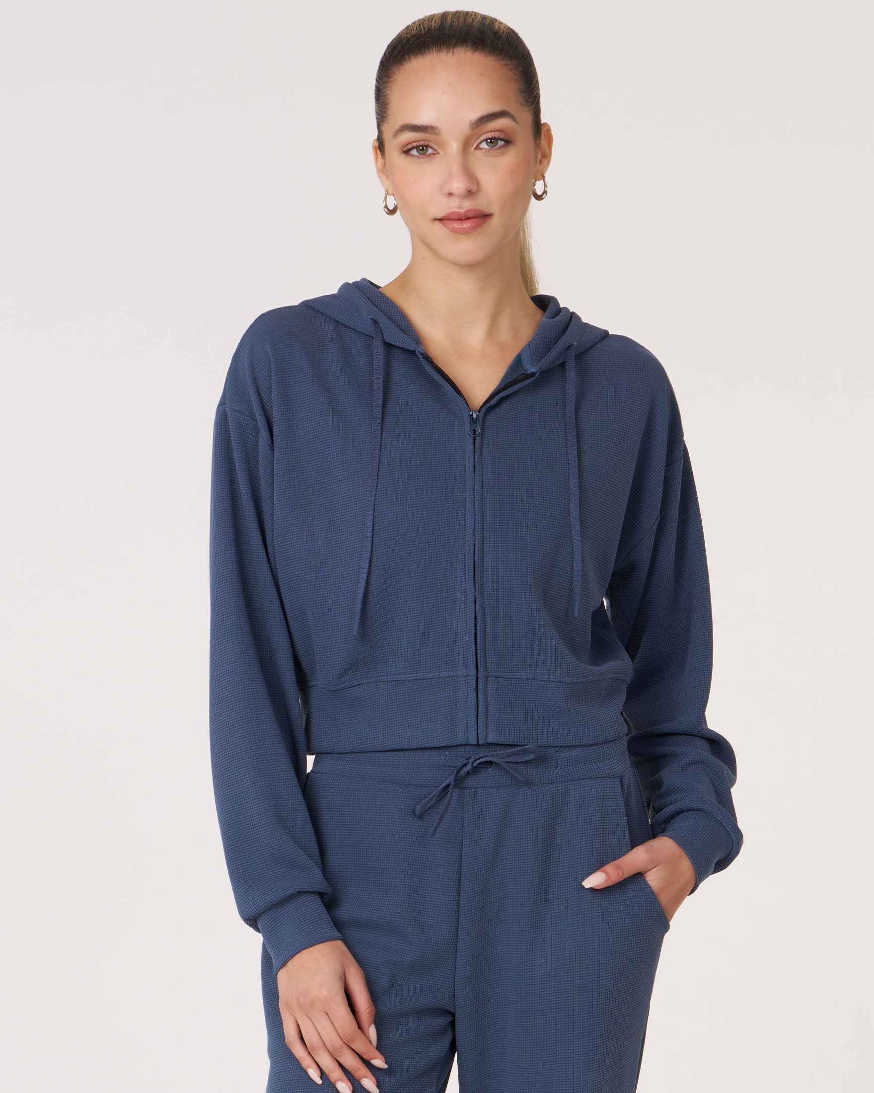 Retreat Waffle Zip Up Jacket-1