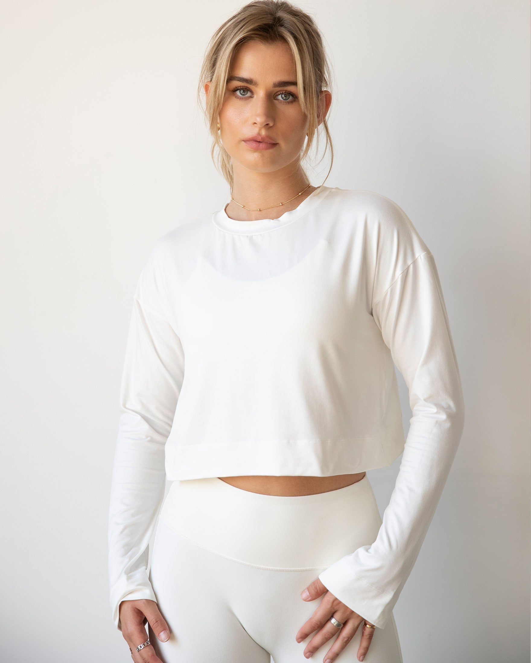Go With The Flow Crop Long Sleeve-6