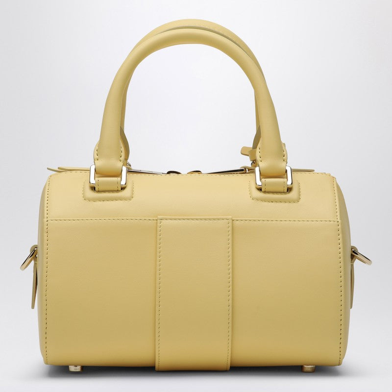 Roger Vivier Belle Vivier Bowling Bag In Yellow Leather Women