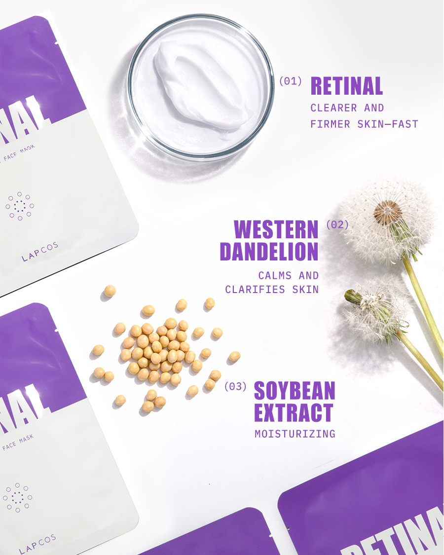 Retinal Resurfacing Sheet Mask 5-Pack Box