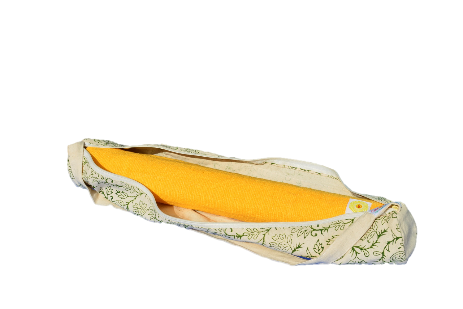 Handwoven cotton Floor Yoga Meditation Prayer Rug by OMSutra