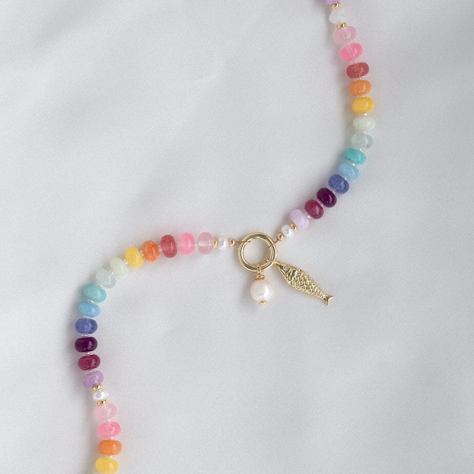 Rainbow Catch Necklace