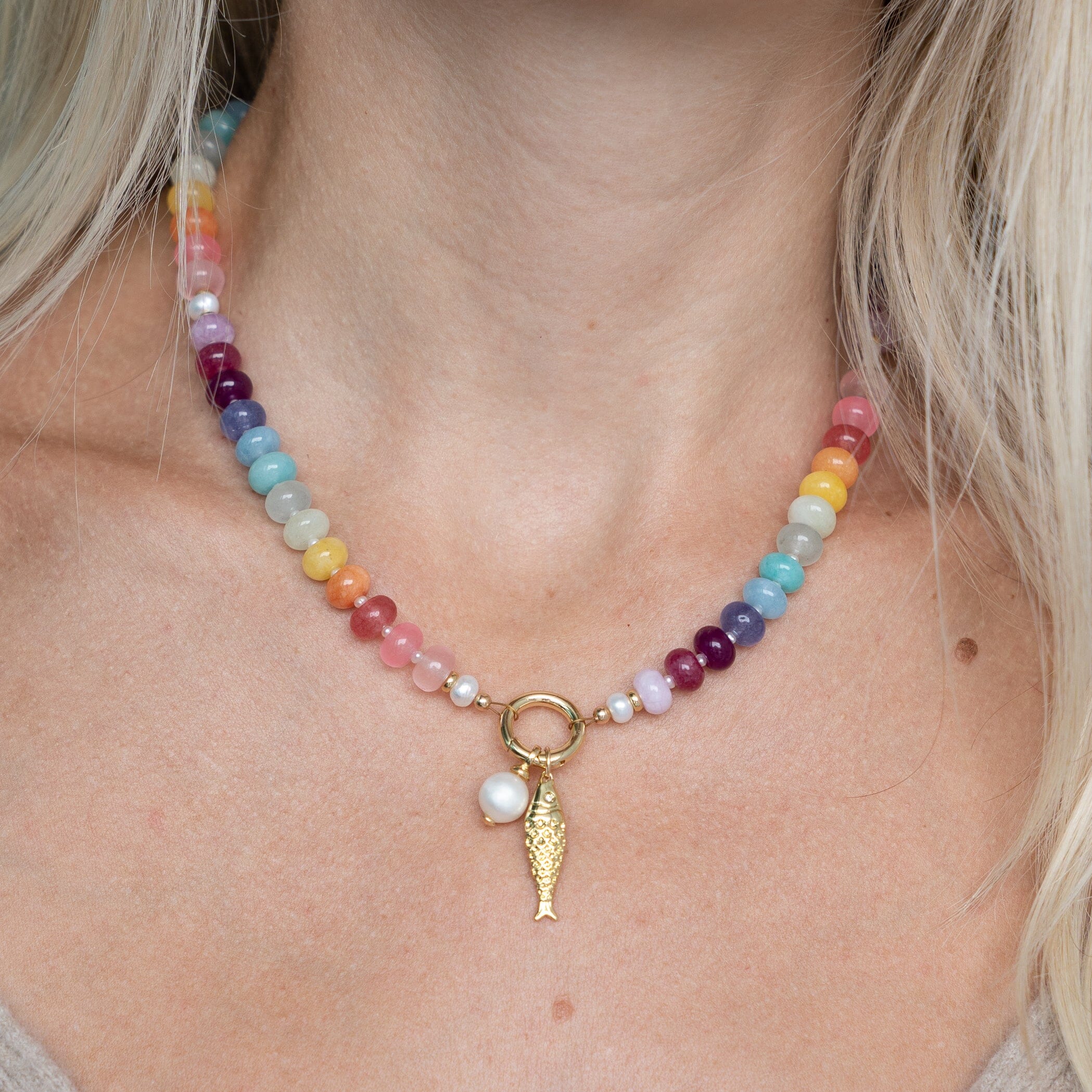 Rainbow Catch Necklace