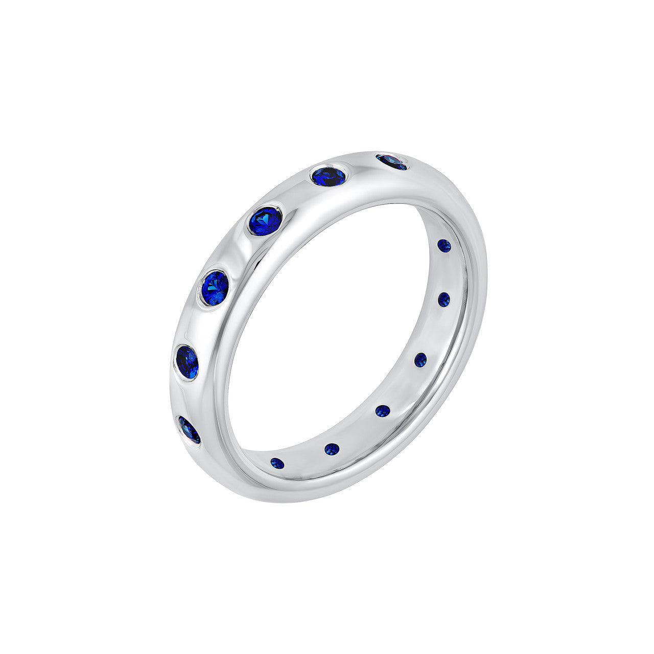 Sapphire Eternity Band