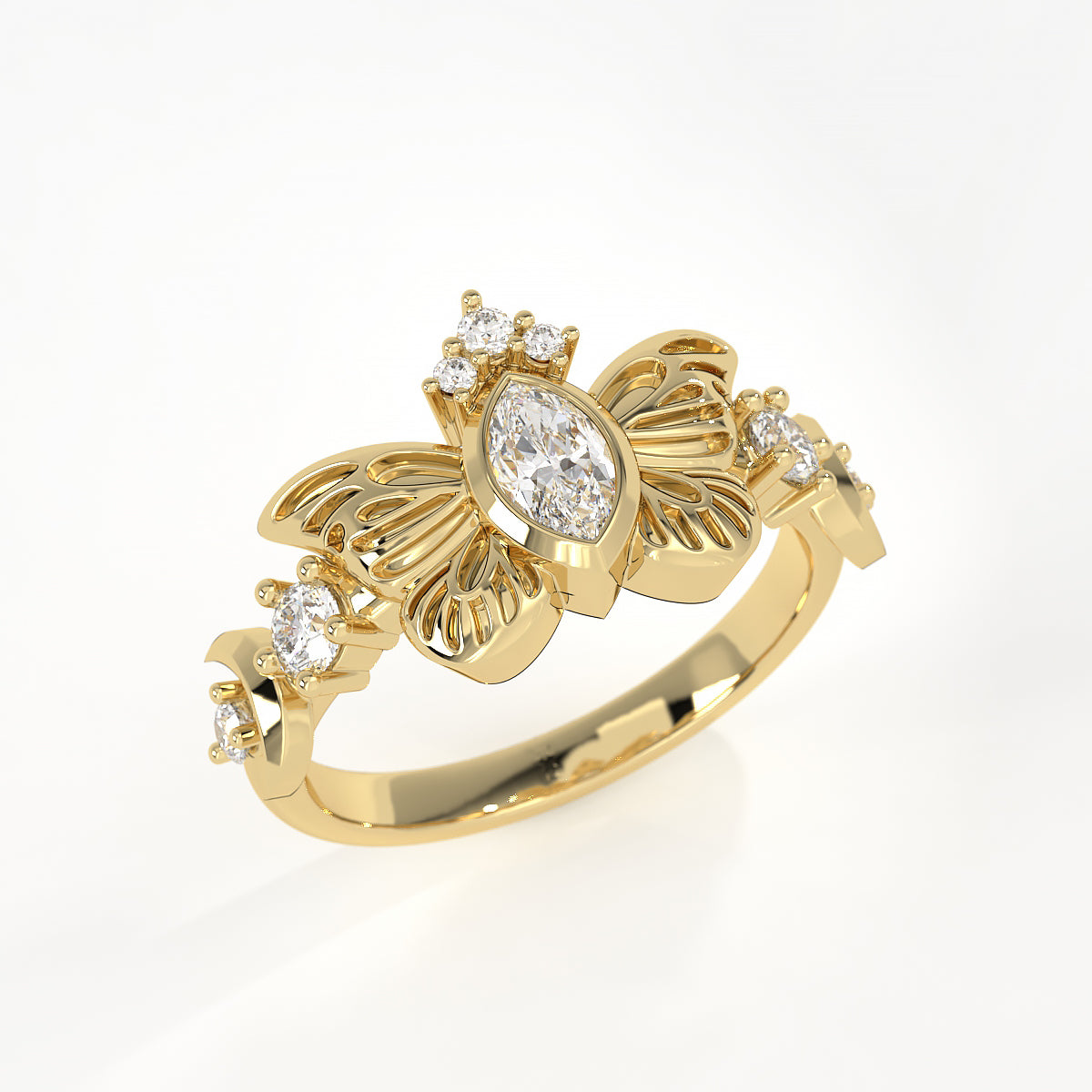 Forest Butterfly Ring