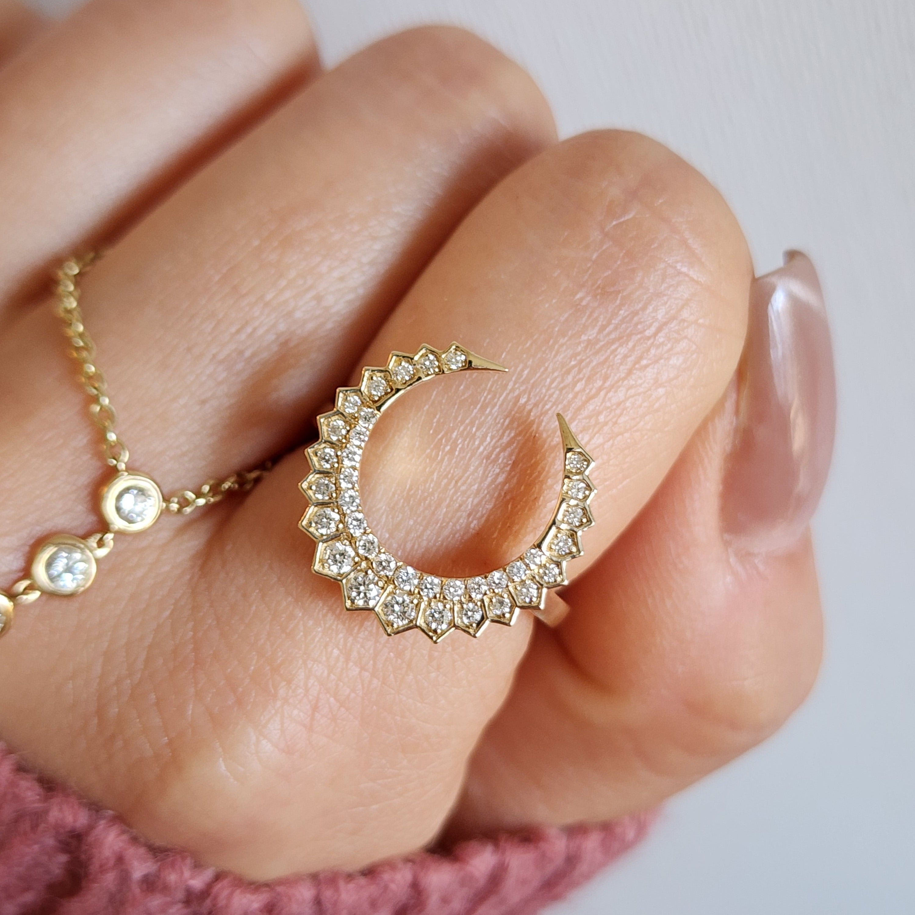 Moon Goddess Ring