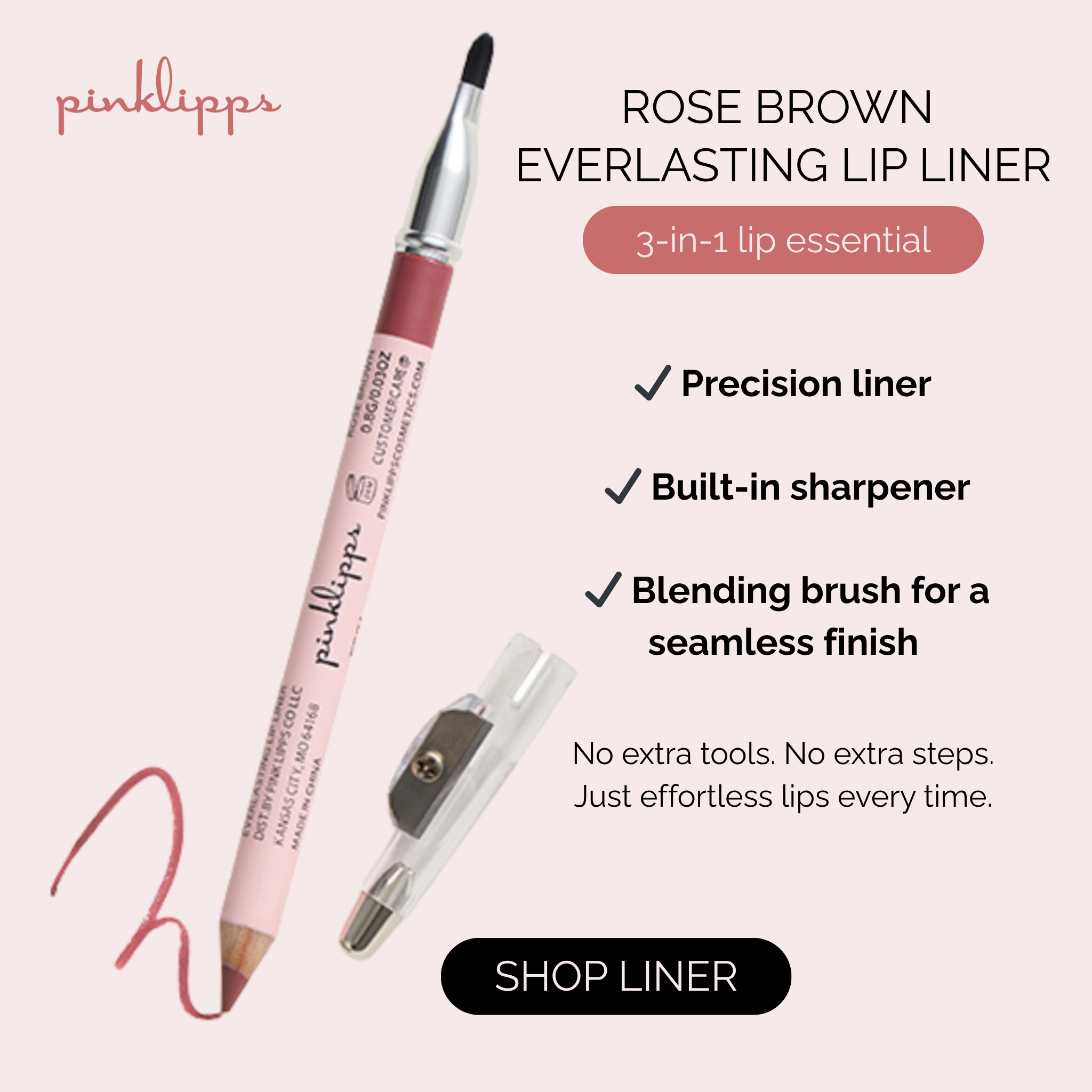 Rose Brown Lip Liner