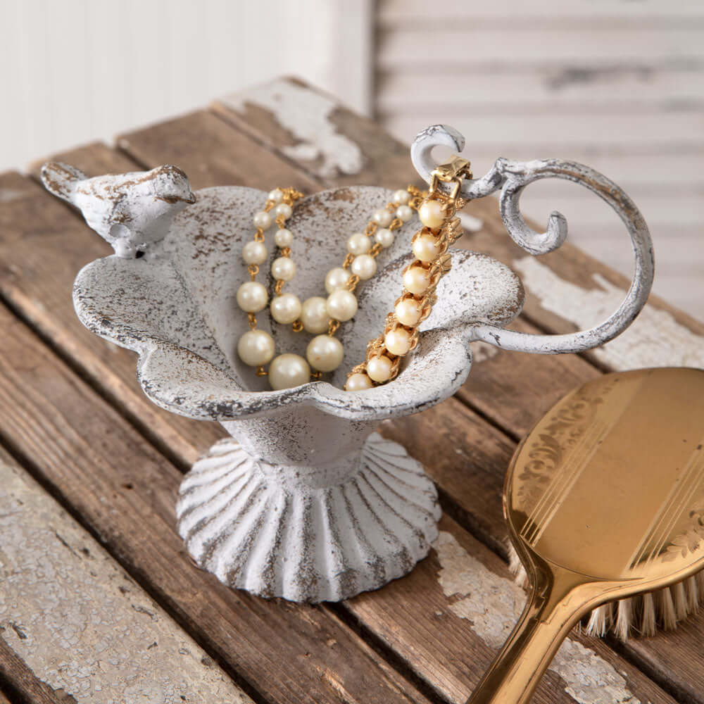 Rustic Cast Iron Bird Feeder (Set of 2)