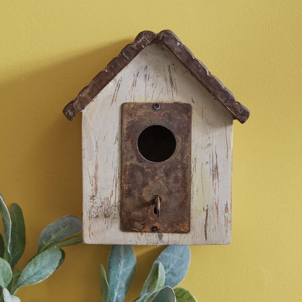 Rustic Farmhouse Wooden Birdhouse