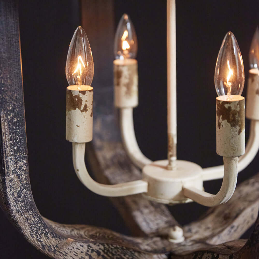 Rustic Vintage Farmhouse Chandelier