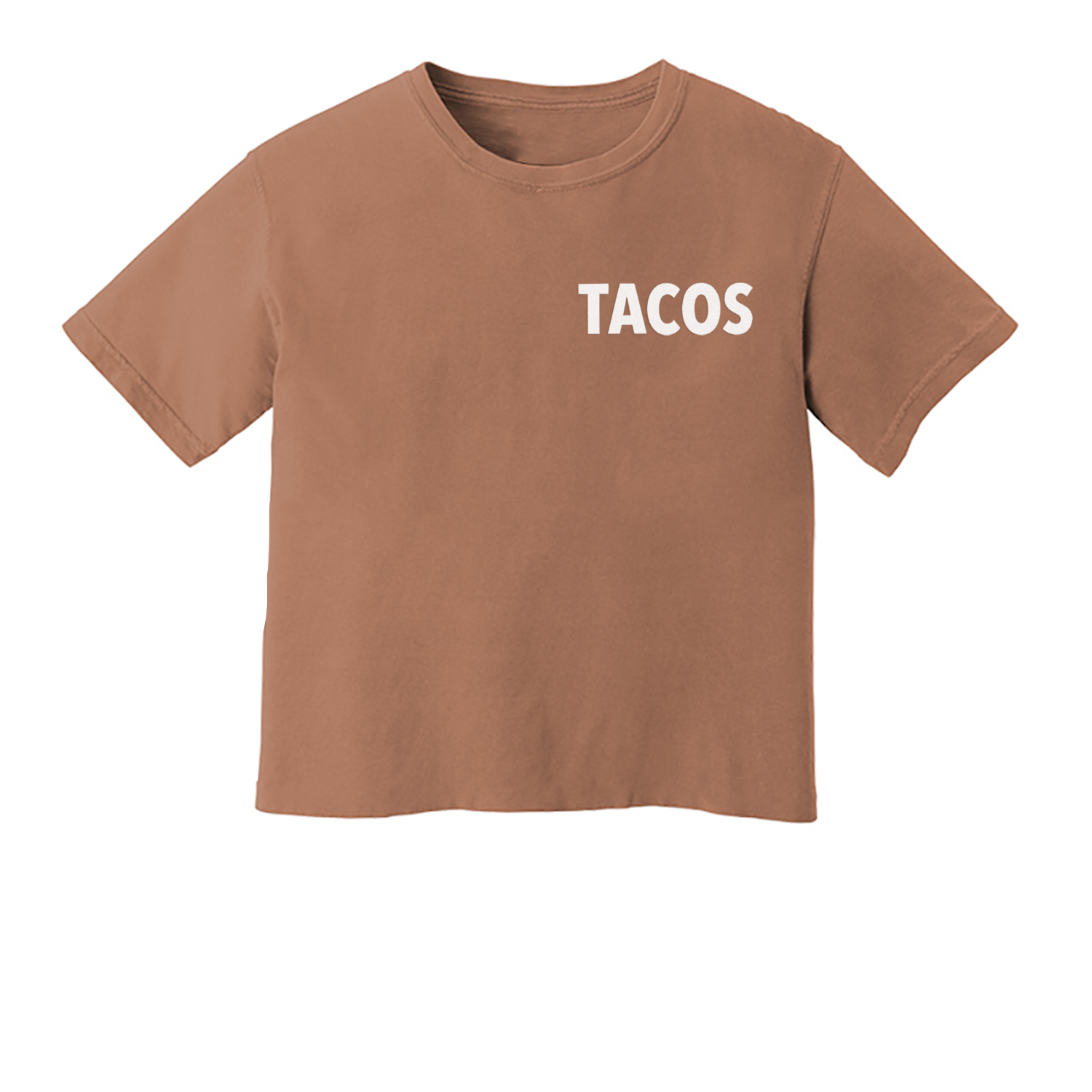Tacos Washed Crop Tee
