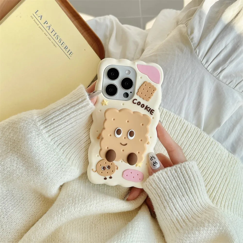 Luxury Fashion Cartoon Soda Bracket Phone Case