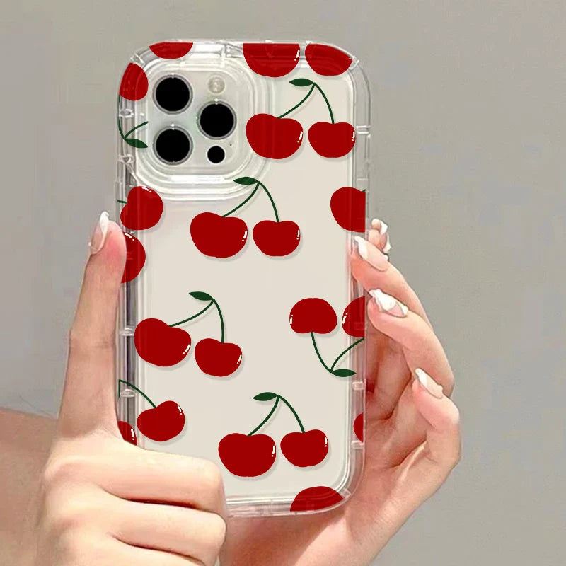 Cartoon Cute Flower Strawberry Phone Case