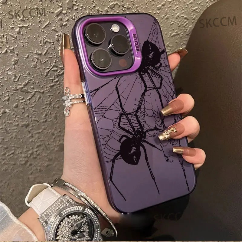 Spider Pattern Armour Phone Case