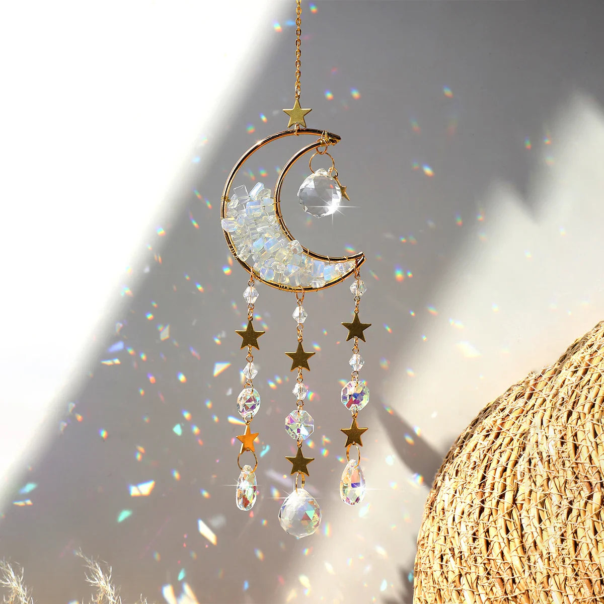 Crystal Moon Suncatchers