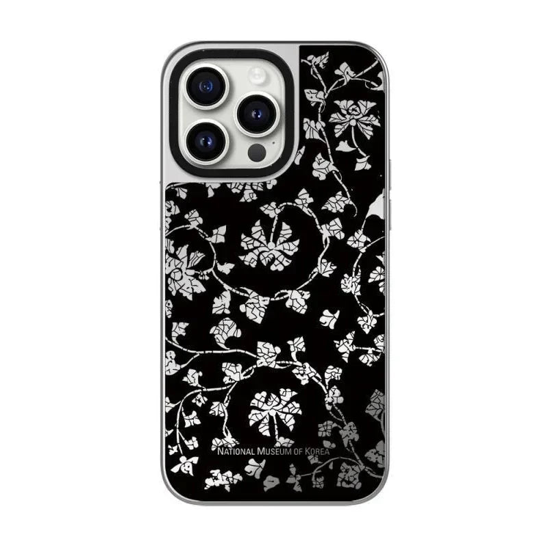 Museum Flower Mirror Surface MagSafe Phone Case