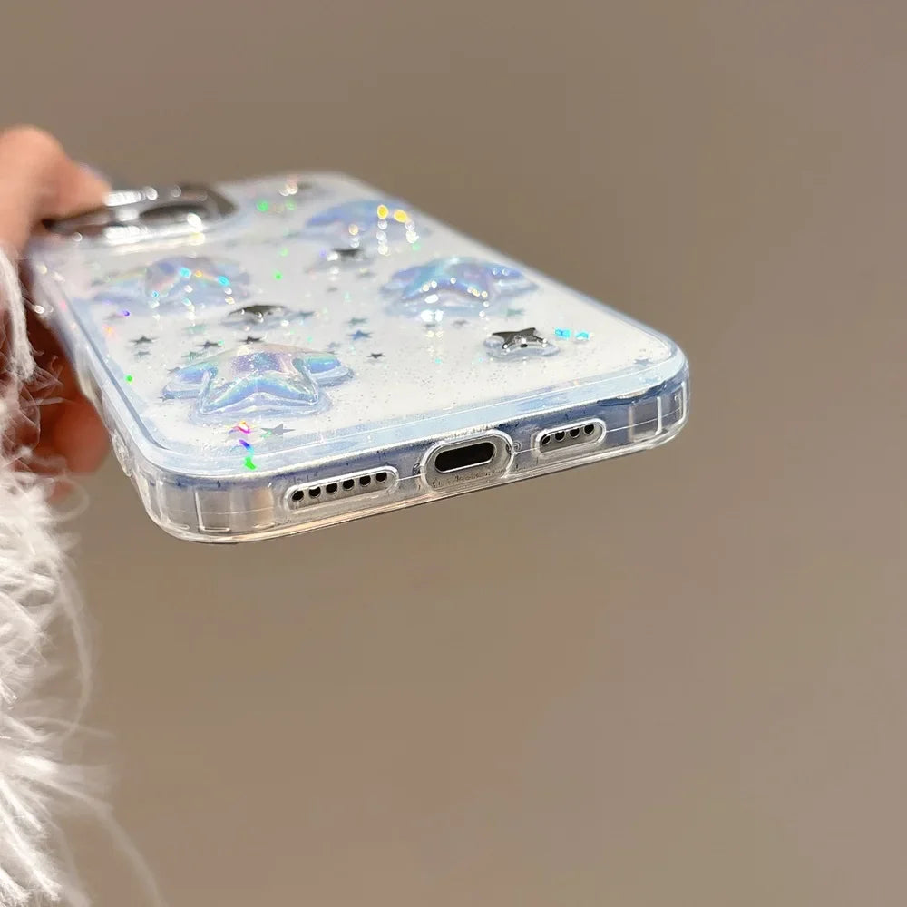 Luxury 3D Star Bling Glitter Shockproof Phone Case