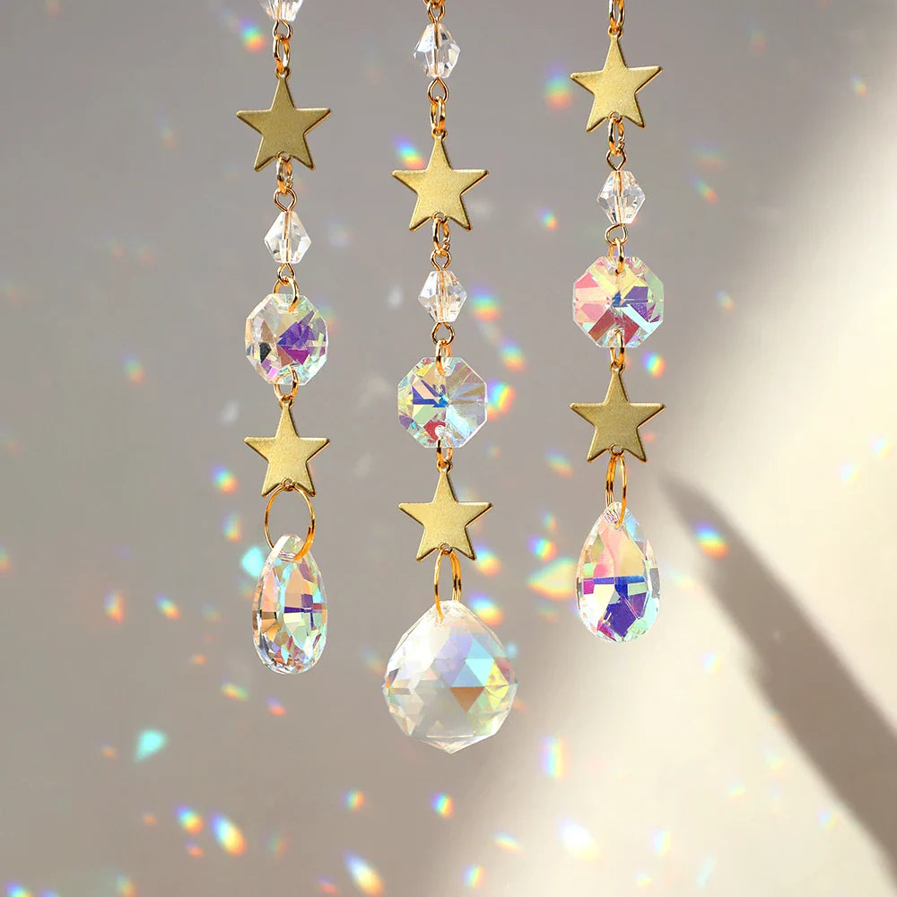 Crystal Moon Suncatchers