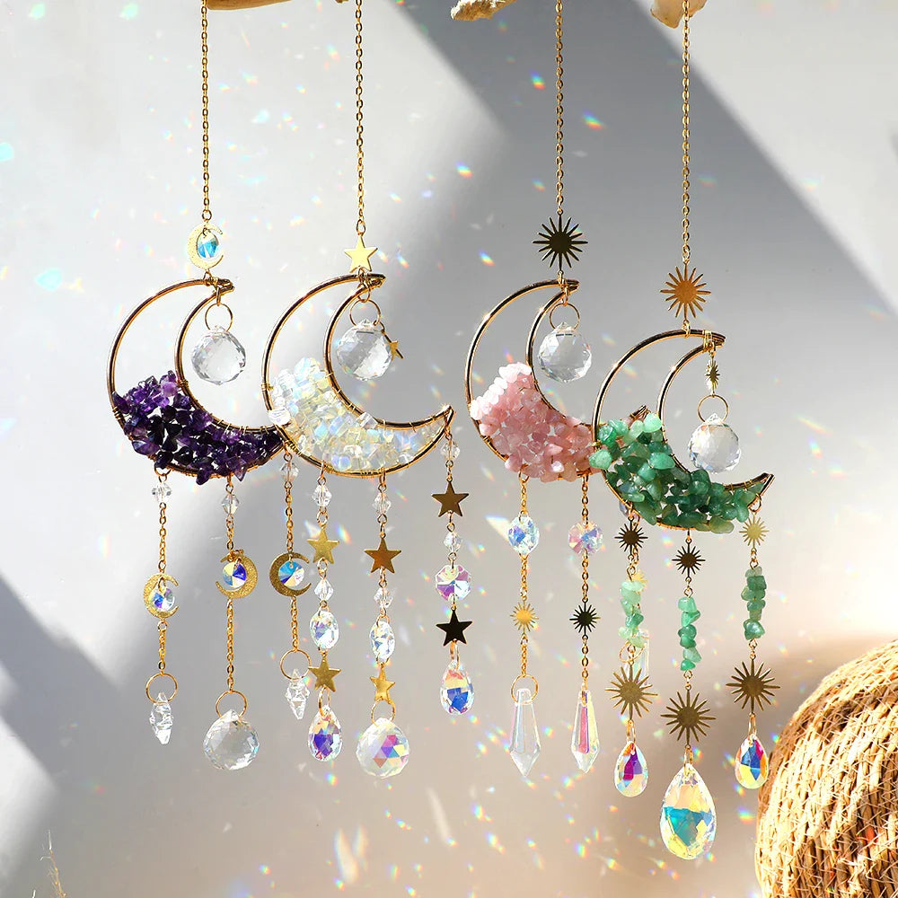 Crystal Moon Suncatchers