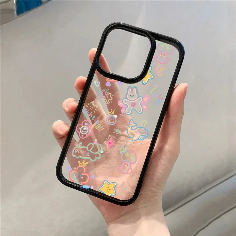 Mini Cute Colorful Cartoon Pattern Cover Phone Case