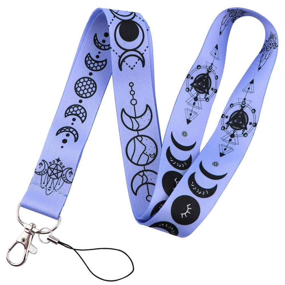Witchy Lanyard Key Ring Badge