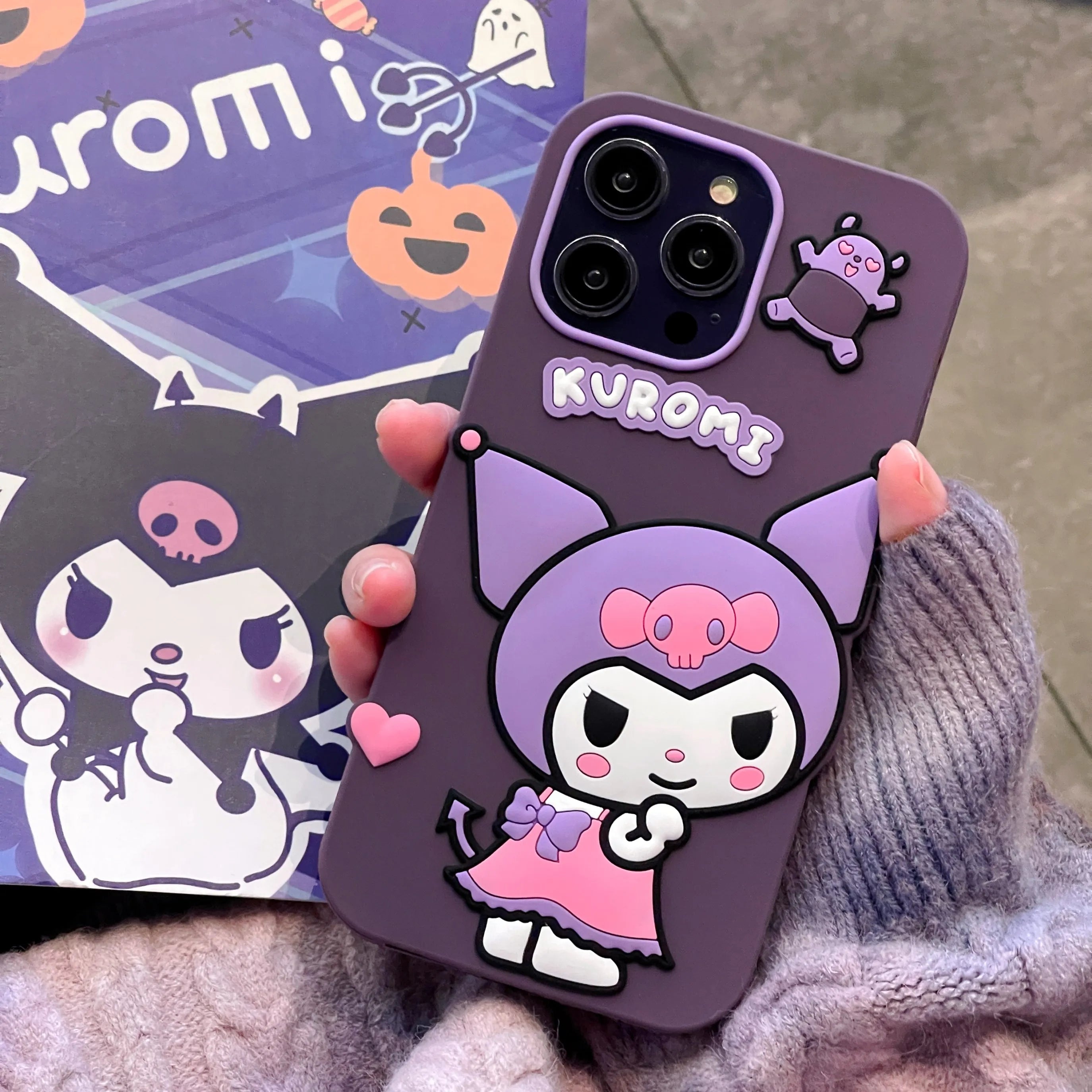 Cartoon Strawberry Melody Kuromi Lotso Phone Case