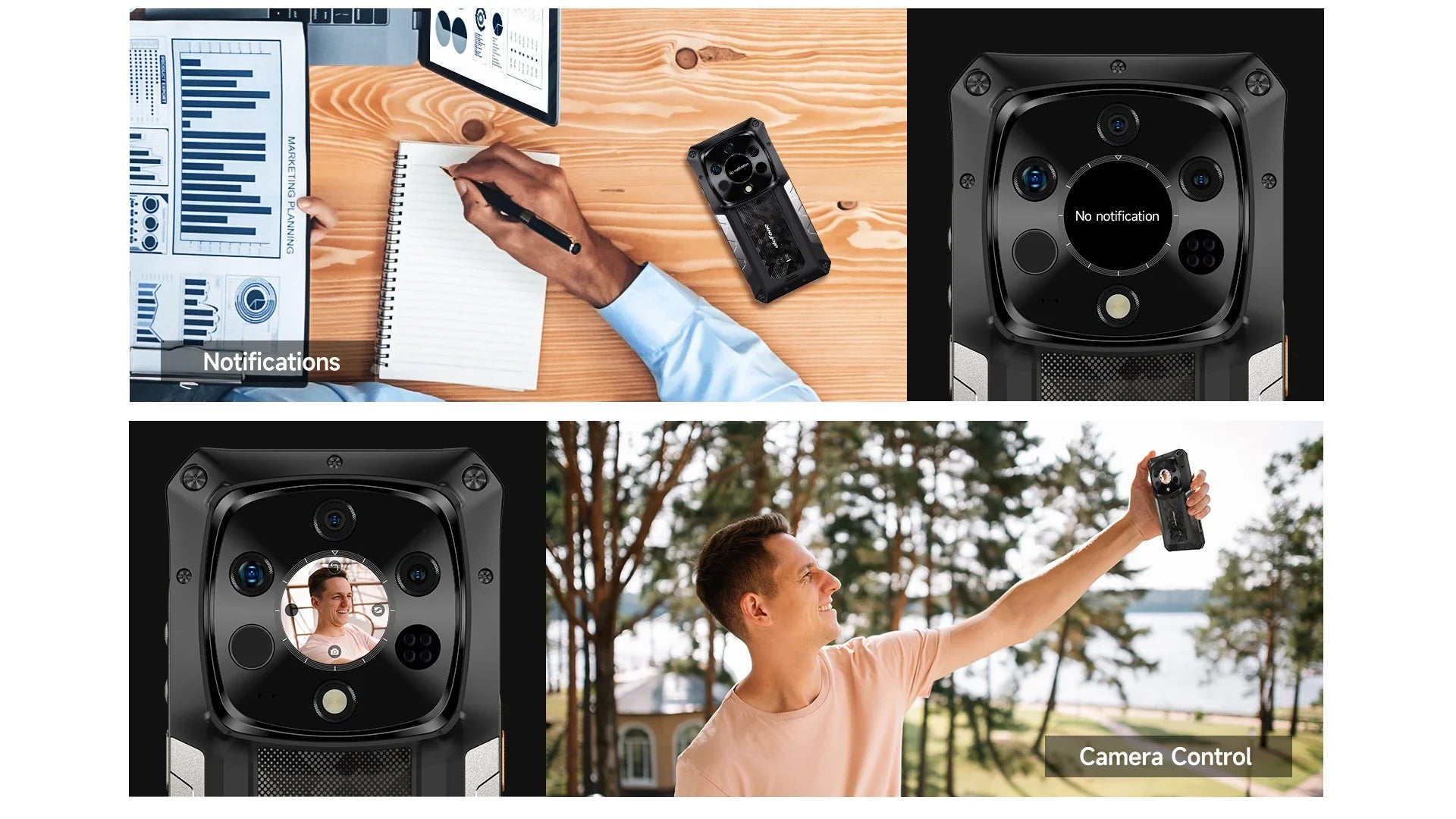 Ulefone AI Armor 28 Ultra 5G Thermal Imaging Rugged Phone MTK Dimensity 9300+ AMOLED Android Smartphone 1TB ROM