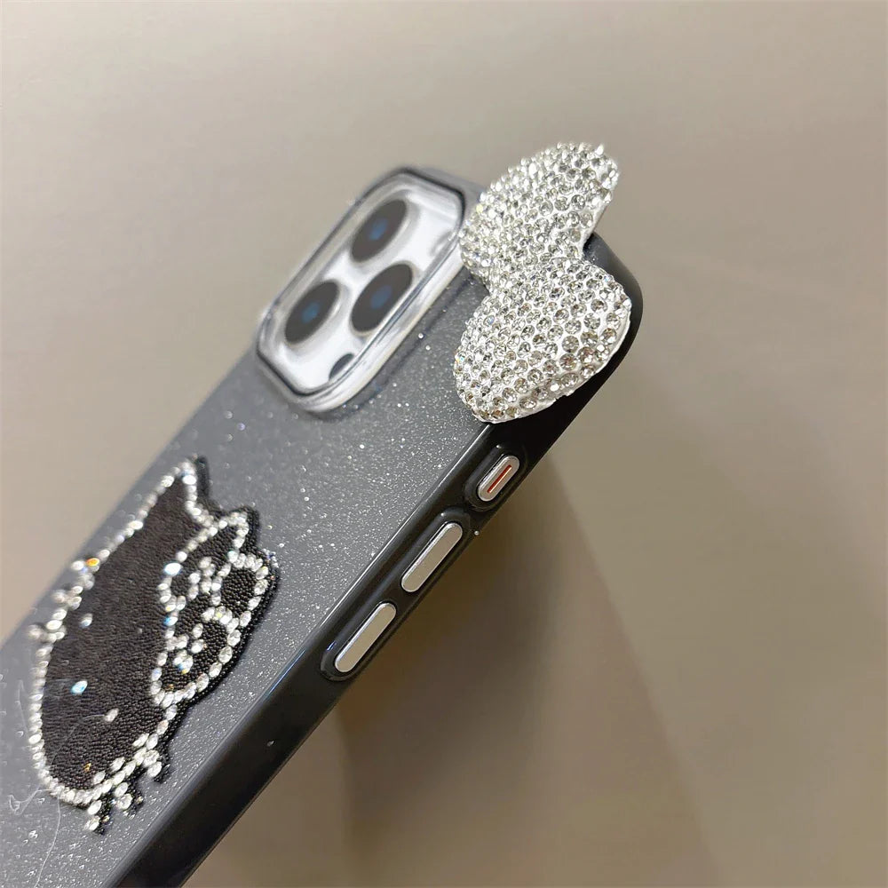Candy Glitter Cute Diamond Hello Kitty Phone Case