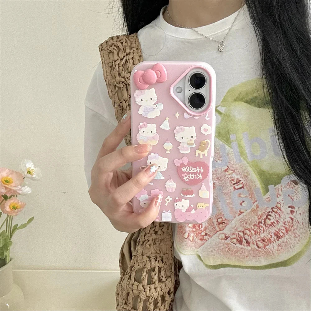 Pink Candy Cute Hello Kitty Phone Case