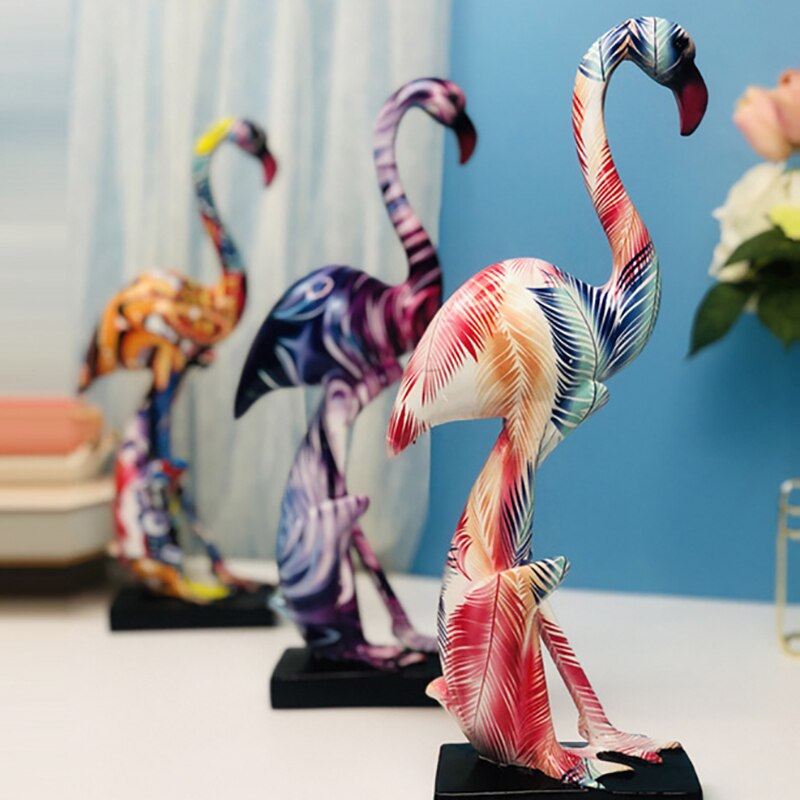 Flamingo Abstract Statues
