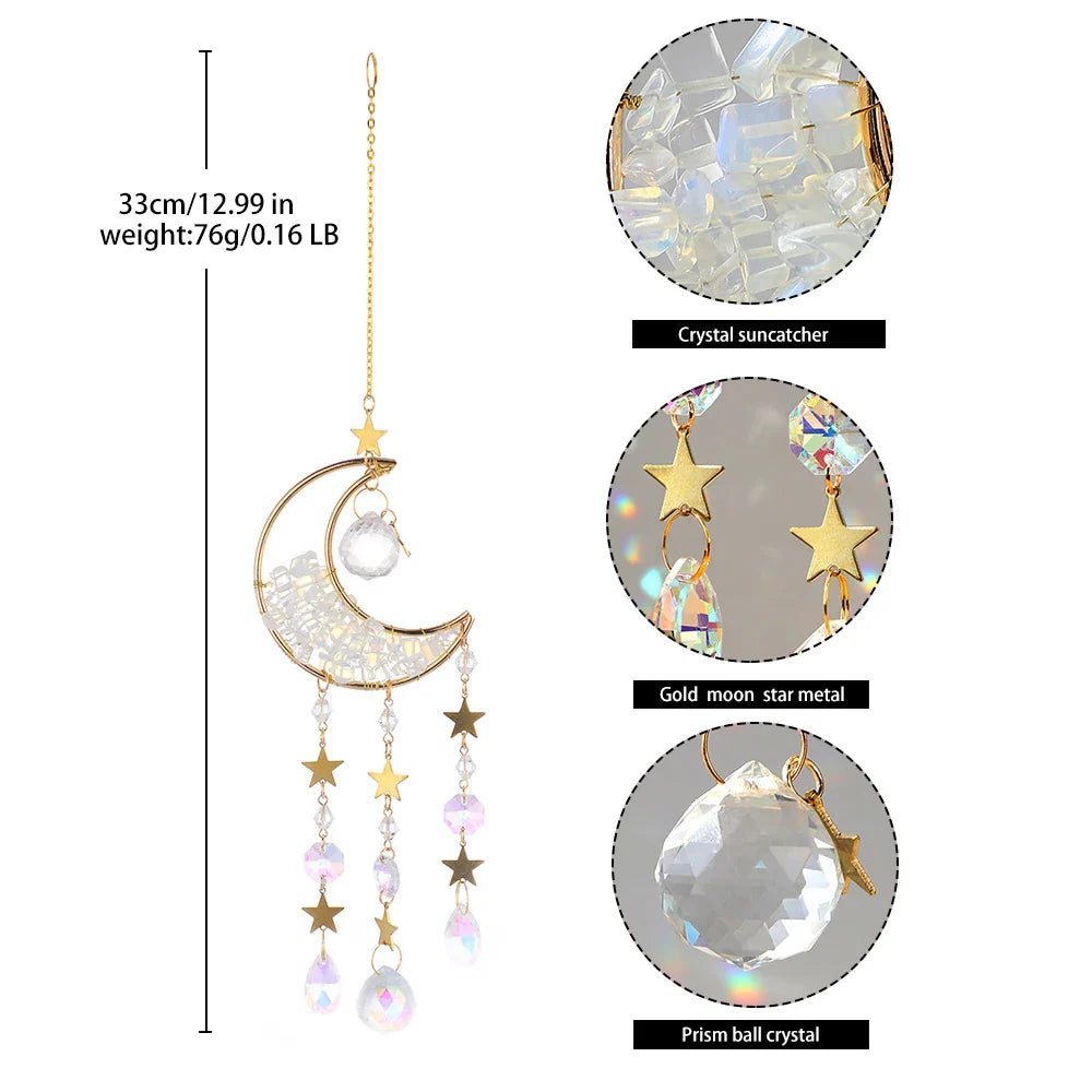 Crystal Moon Suncatchers