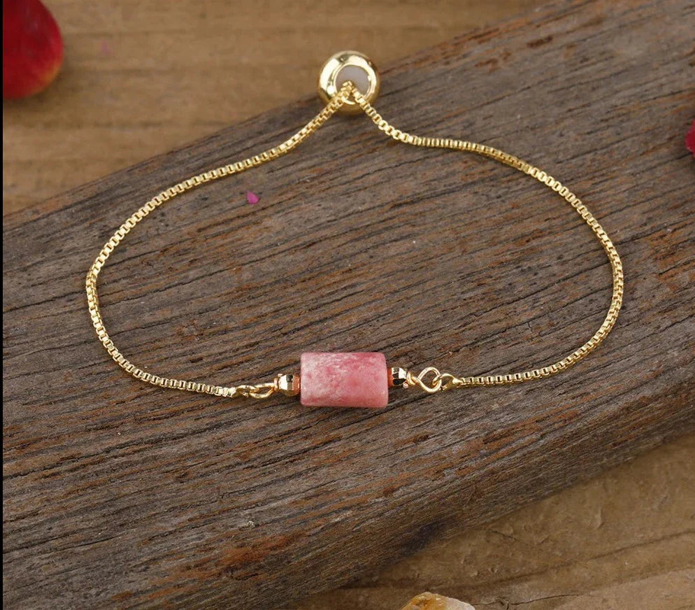 Chunky Assorted Crystal Gold Bracelets