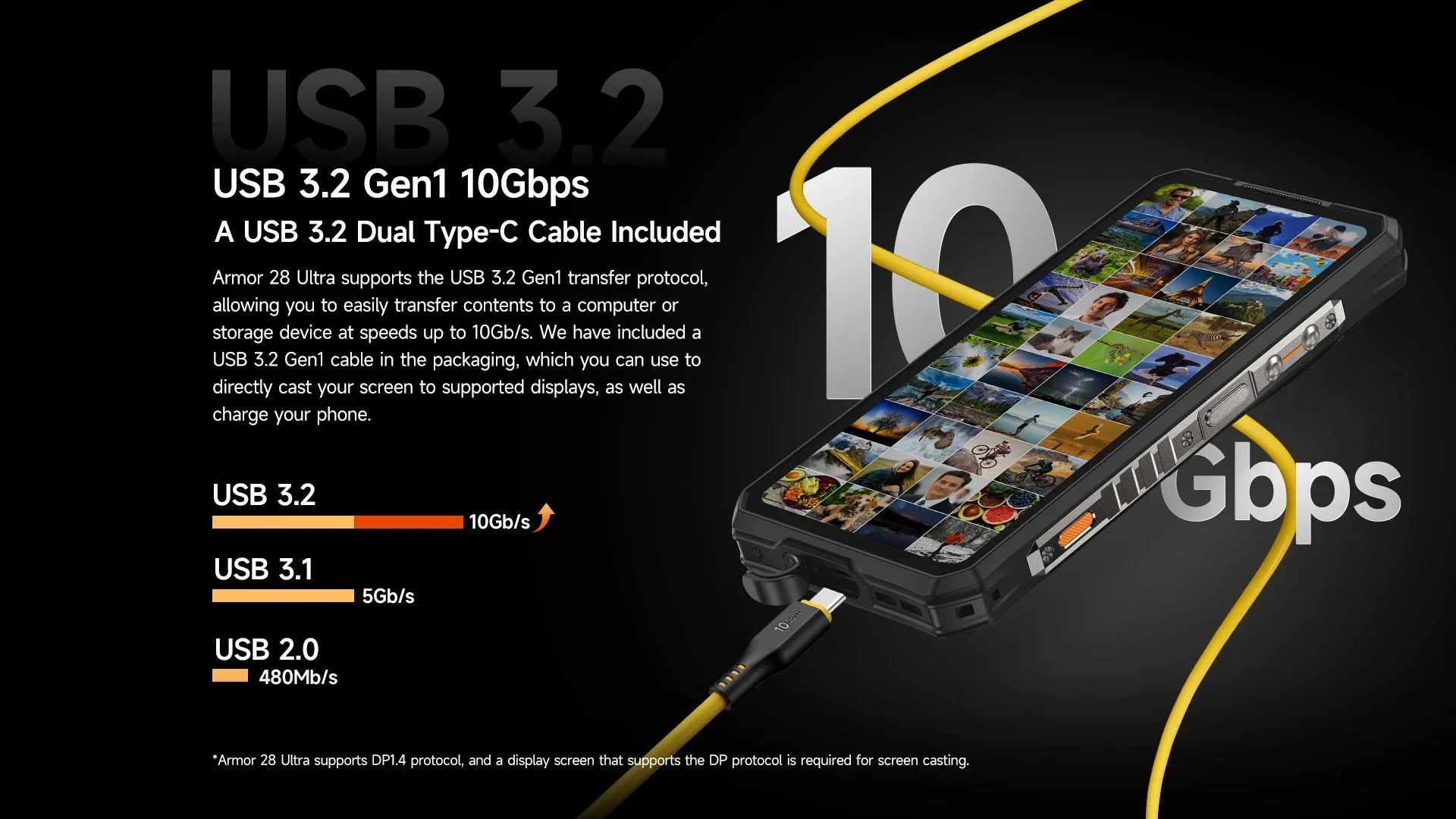 Ulefone AI Armor 28 Ultra 5G Thermal Imaging Rugged Phone MTK Dimensity 9300+ AMOLED Android Smartphone 1TB ROM