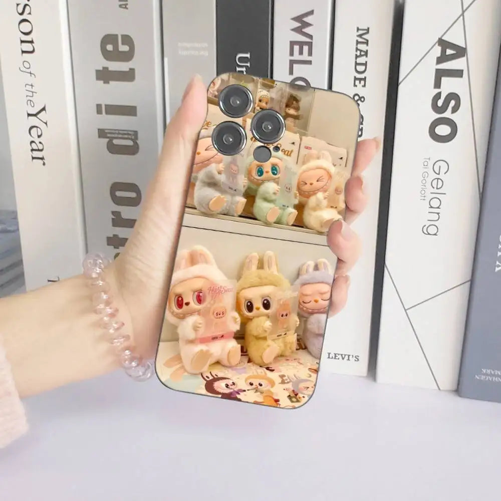 Phone Case Silicone Soft Black Shockproof TPU For iPhone