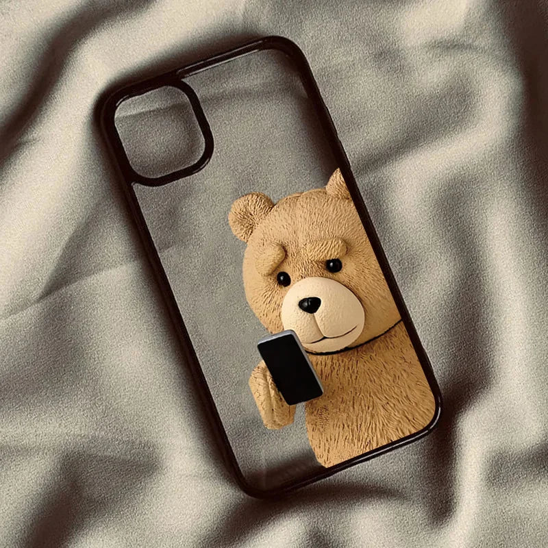 Cartoon Teddy Bear Phone Case