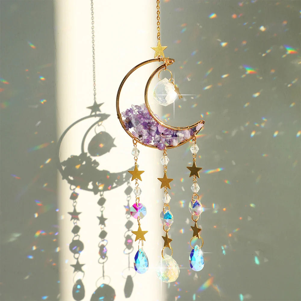 Crystal Moon Suncatchers