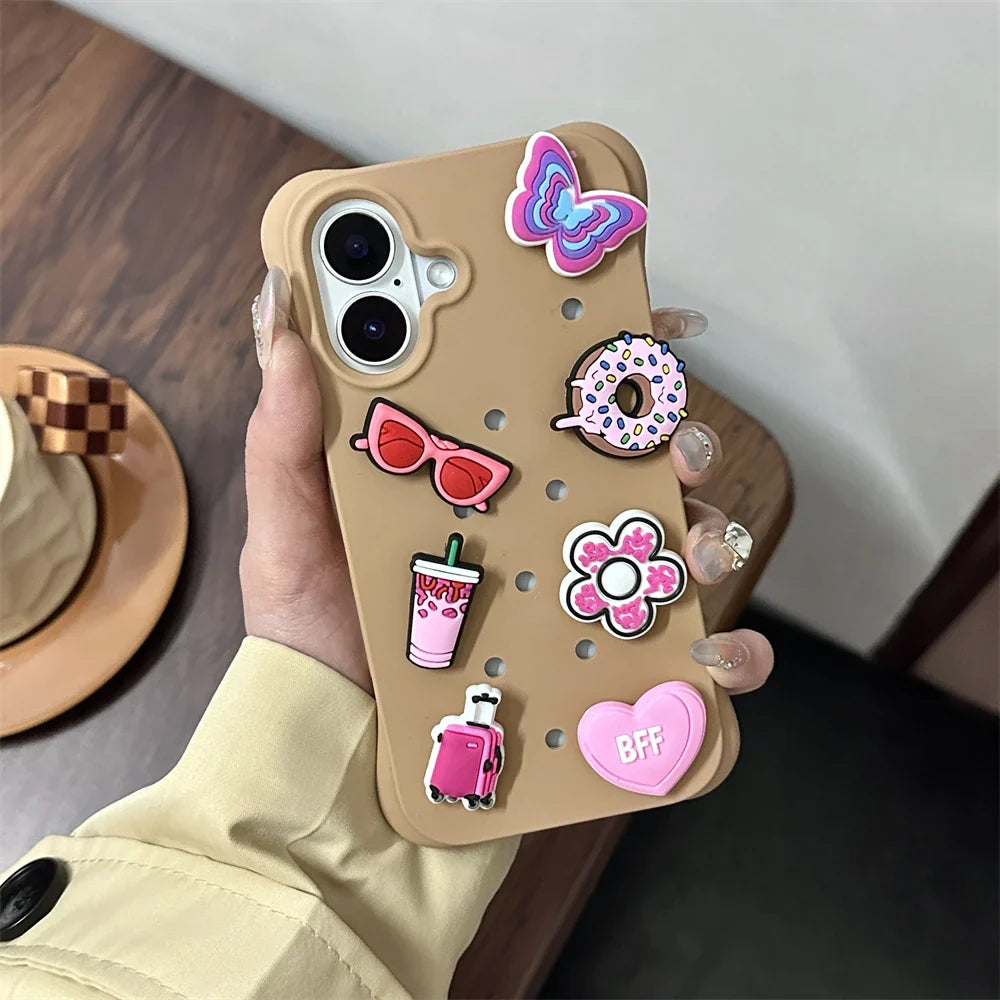 Crocs Funny Cartoon Girl Lovely Phone Case